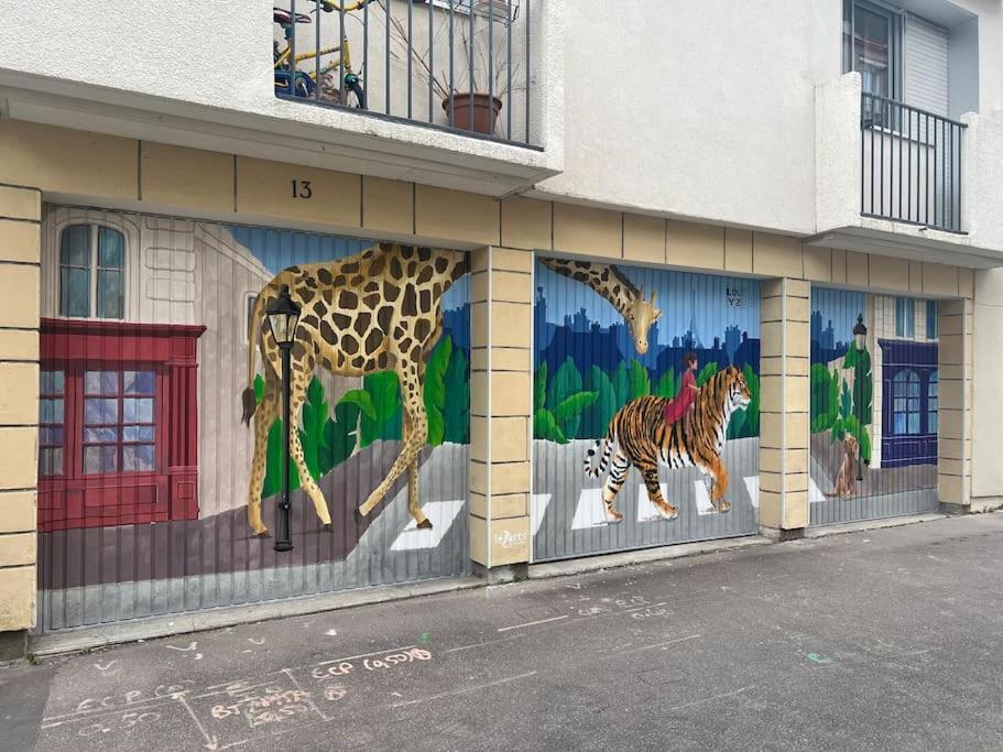Luxe Studio Chic Aux Buttes-Aux-Cailles A 5Min Du Metro, Parking Prive Disponible Parigi Esterno foto